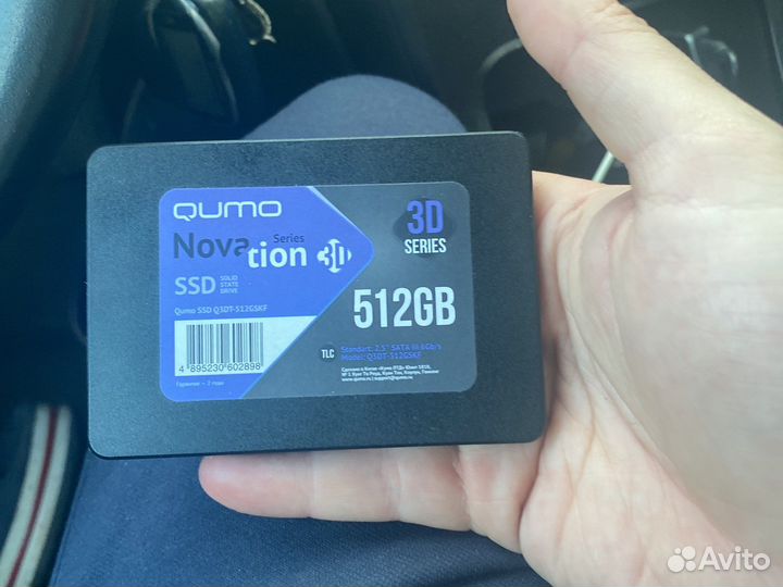 Ssd диск qumo 512gb 6gb/s SATA 3