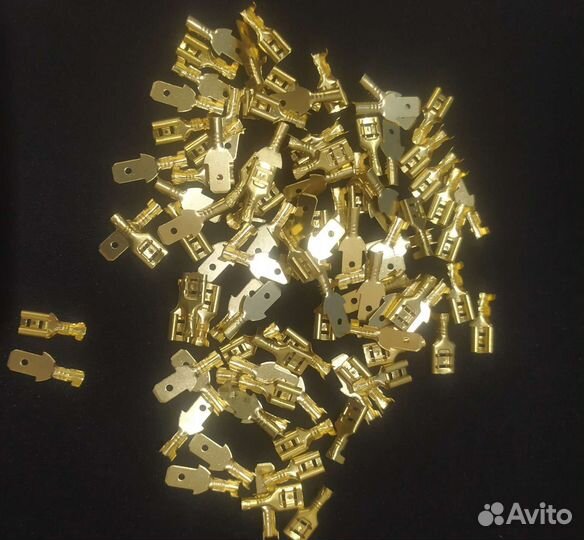 Клеммы обжимные, 4.8 (за 10 пар)