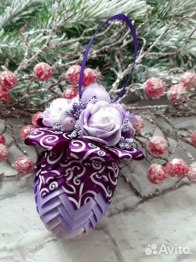 Новогодние шары ручной работы