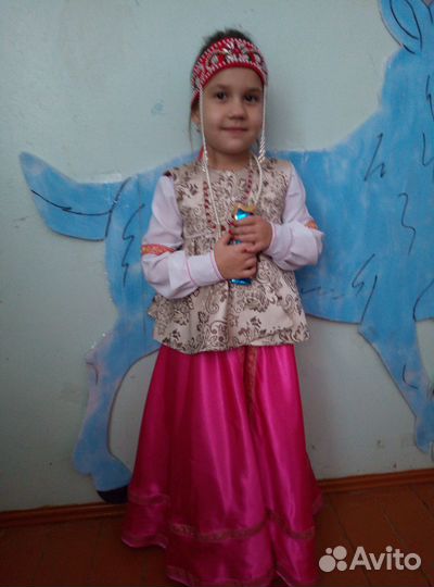 Новогодний костюм для девочки Русская красавица