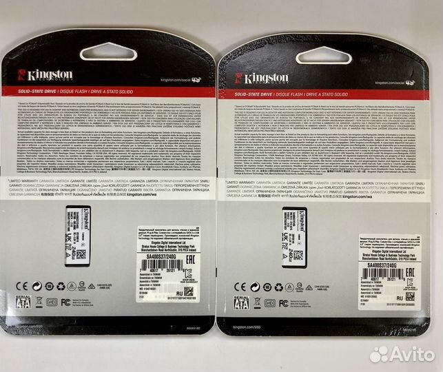 SSD Kingston A400 240GB -Новые