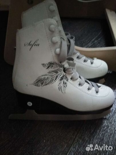 Фигурные Коньки,32 р-р, стелька 20,3 см