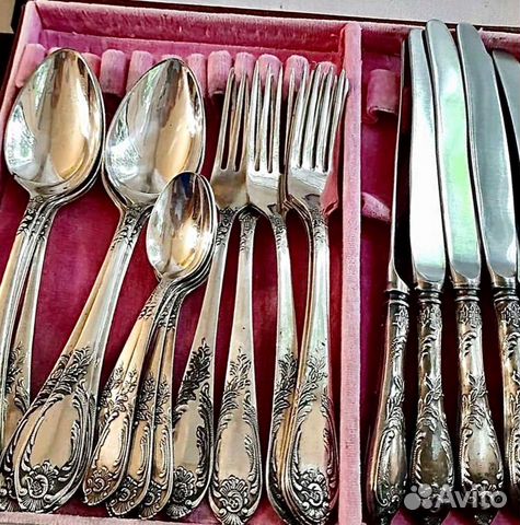 Мельхиор Зиш новый столовый набор 24 прибора