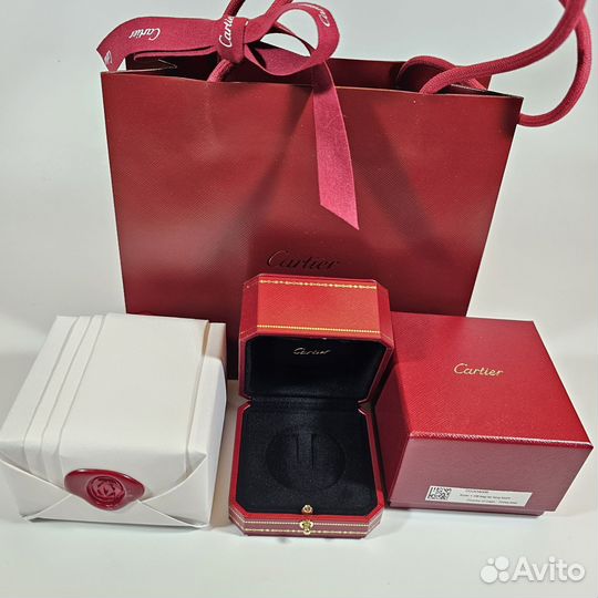 Коробка Cartier для кольца с язычком