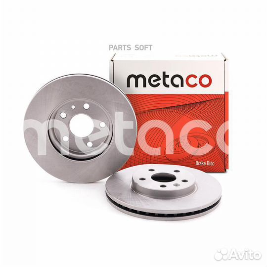 Metaco 3050017 Диск тормозной GM aveo/cruze/astra