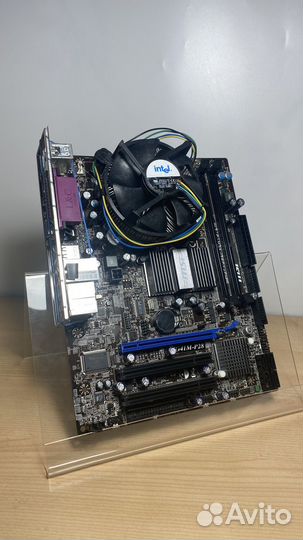 Материнская плата lga 775 + процессор