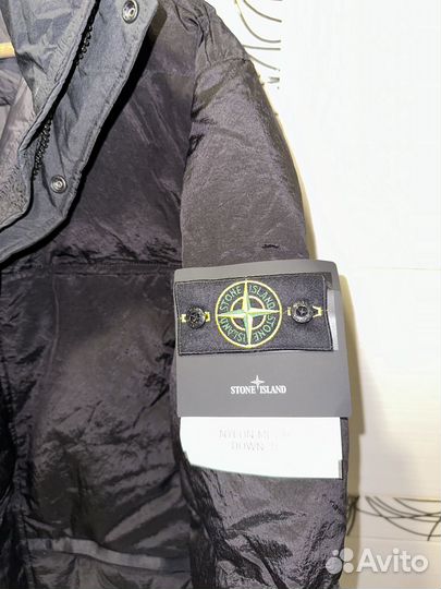 Stone island зимний пуховик nylon оригинал