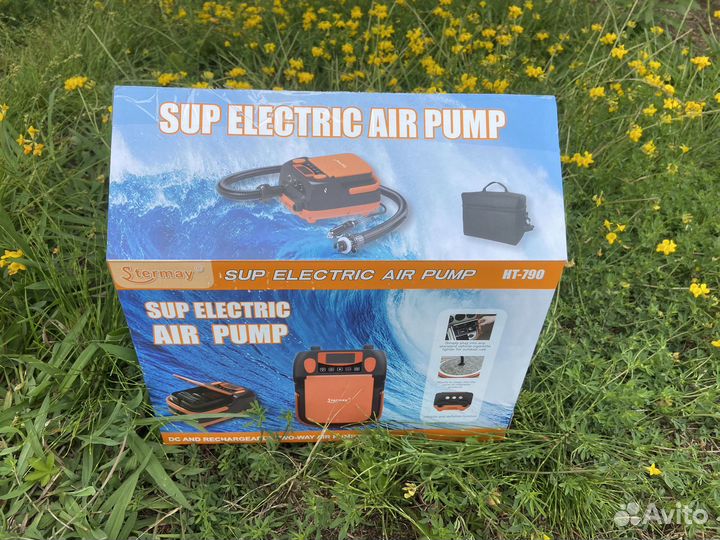 Насос для лодки пвх и сап борда аккумуляторный