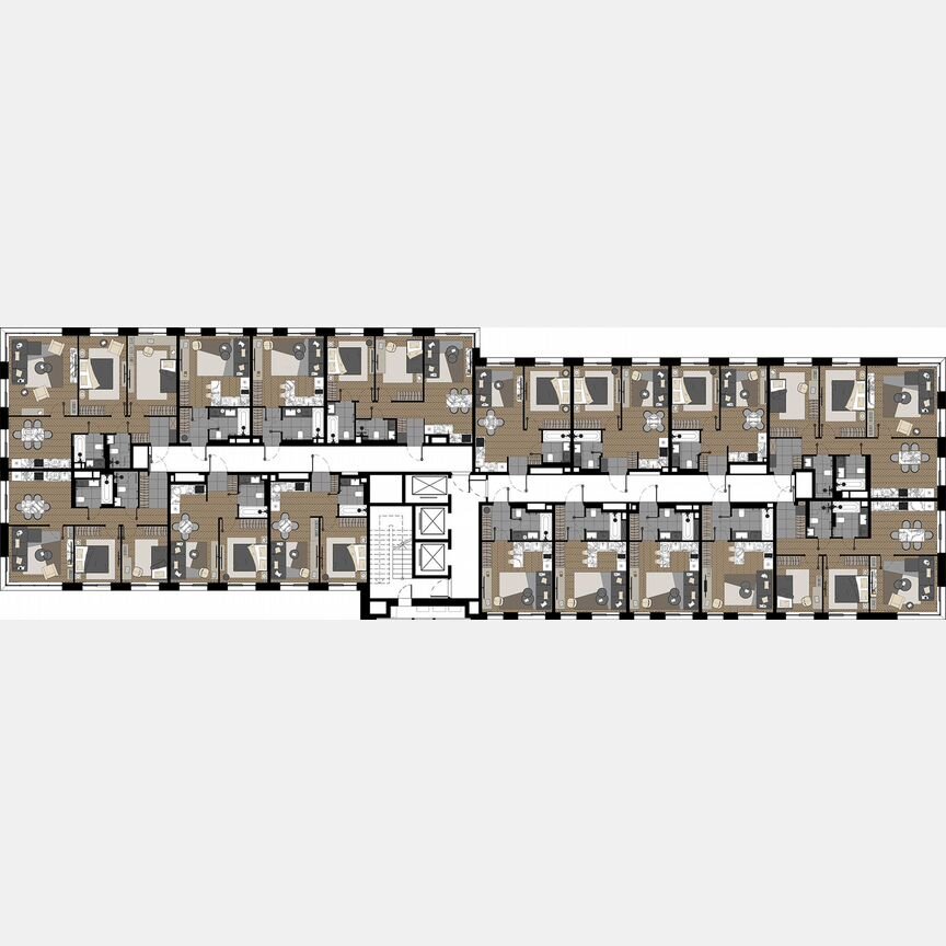 1-к. апартаменты, 26,7 м², 1/23 эт.