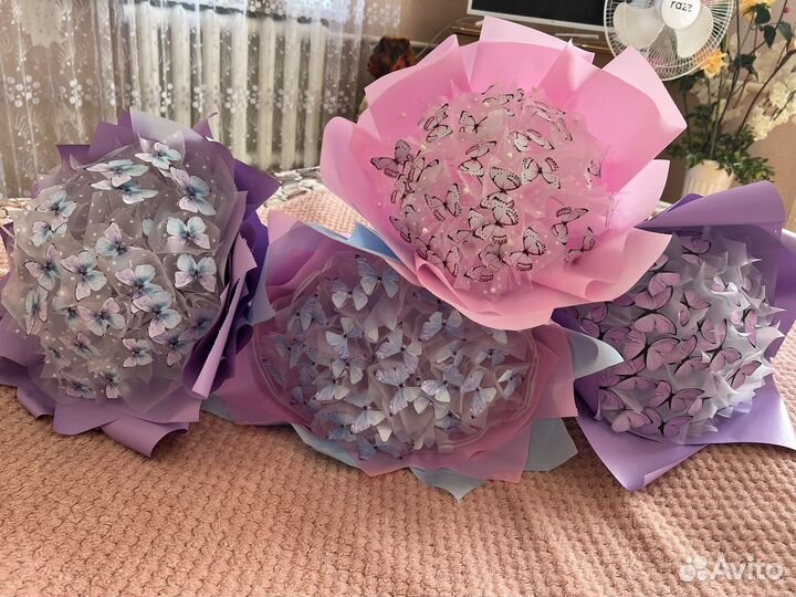 Букеты из бабочек