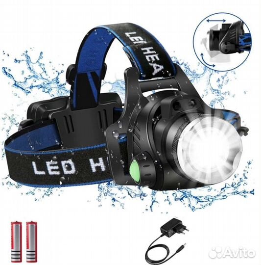 Фонари + 2акб + зарядка новые