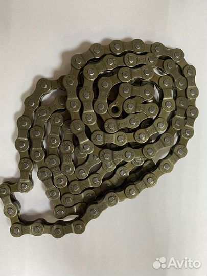 Вело цепь Веломастер 116 звеньев c замком 8 ск