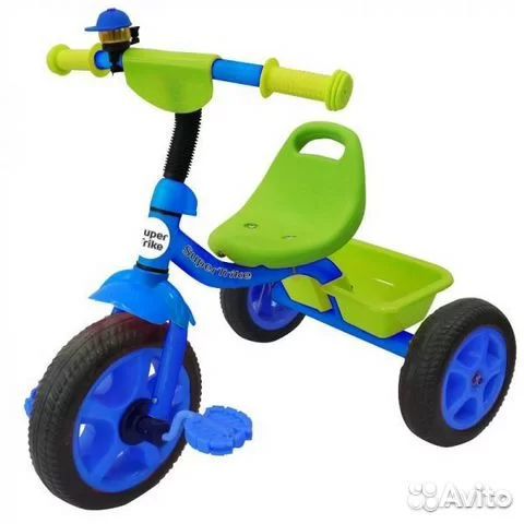 Детский трехколесный велосипед super trike 10 и 8