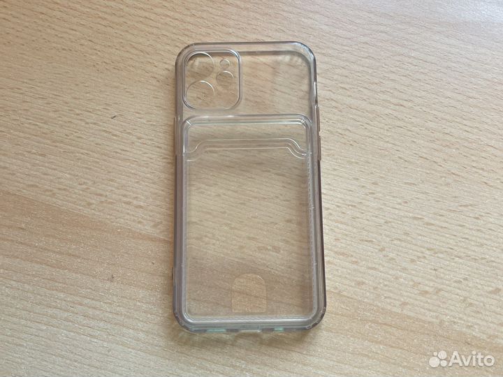 Чехол на iPhone 12 mini прозрачный