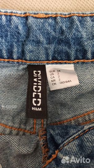 Джинсовые шорты женские h&m