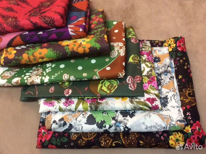 Отрез ткань СССР новые