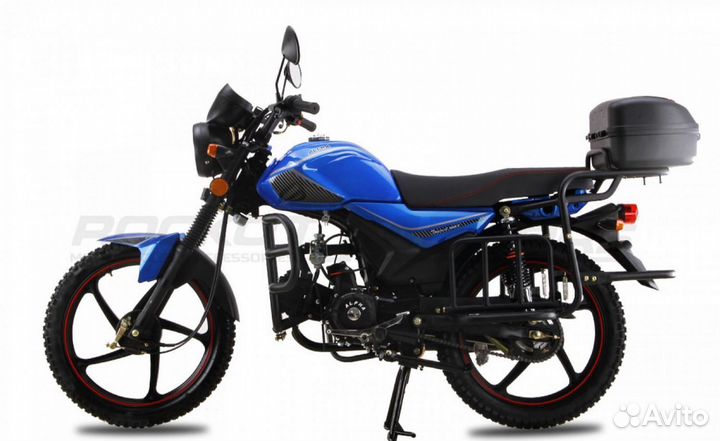 Мопед rockot alpha tourist M-11 (синий глянцевый)