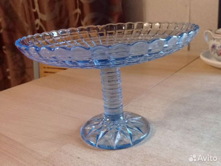 Ваза цветное стекло СССР