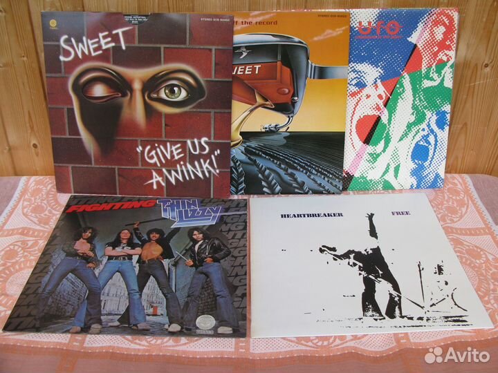 Sweet, Free, Thin Lizzy, Ufo LP винил
