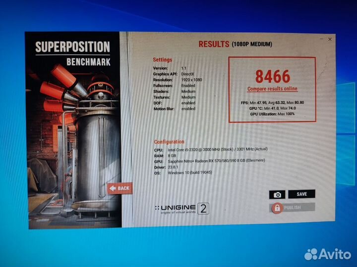 Sapphire rx 580 nitro+ 8gb Полноценная/игровая