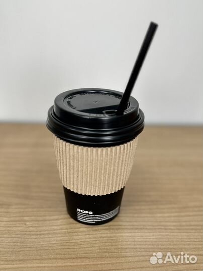 Бумажные стаканы для кофе опт\розница за 100 шт