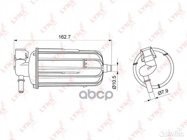Фильтр топливный audi A4 1.8tfsi/2.0tfsi 07- SQ