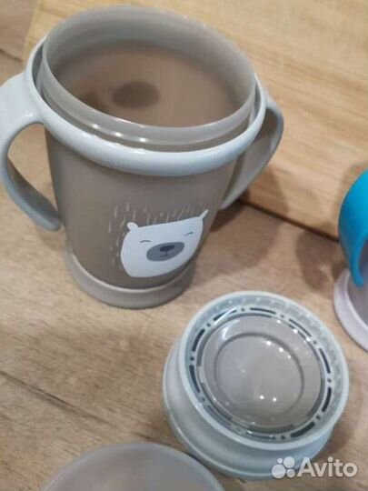 Поильник стакан непроливайка новый lovi avent дино