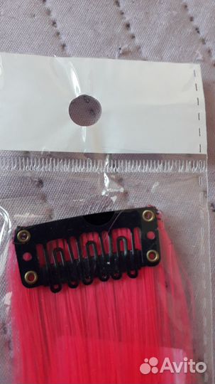 Пряди накладные на заколке