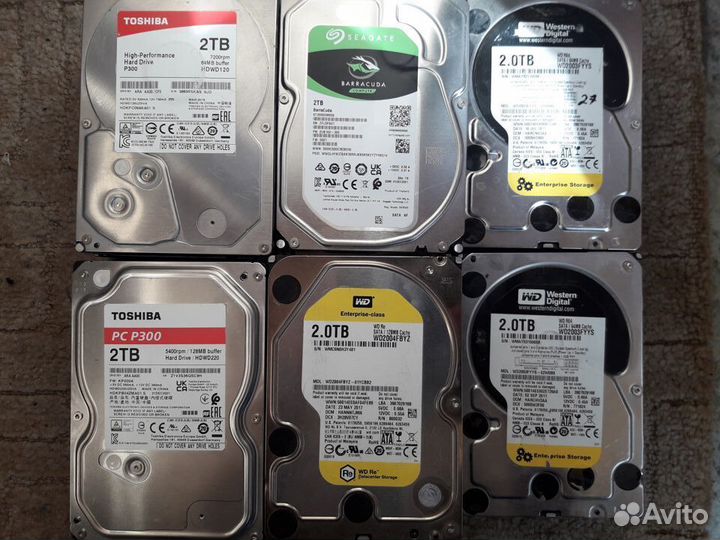 Жеские диски 2000 Гб 22 штуки