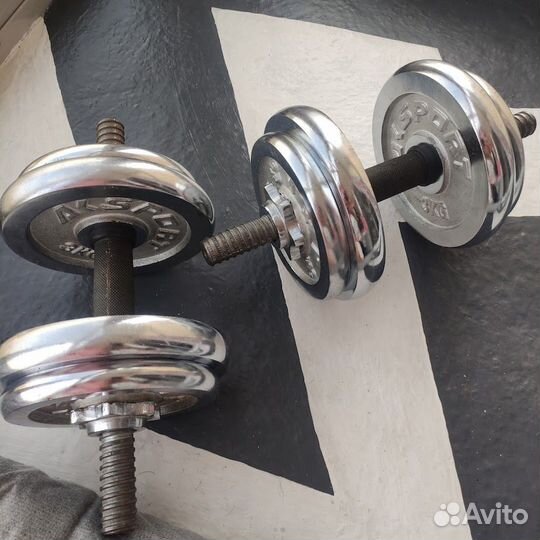 Гантели разборные 2 шт, 12 кг каждая