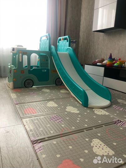 Горка + качели Perfetto Sport 