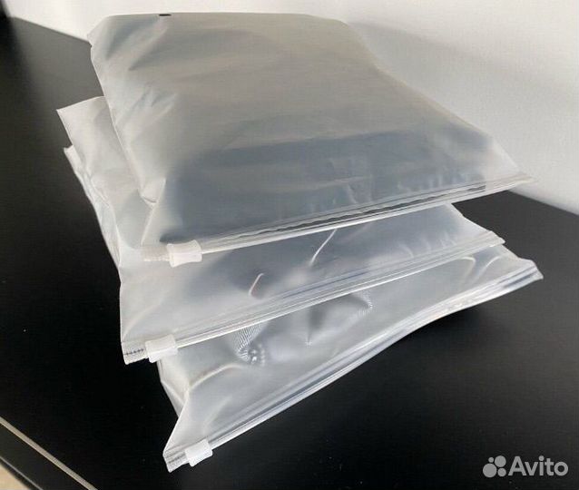 Пакеты с бегунком для хранения