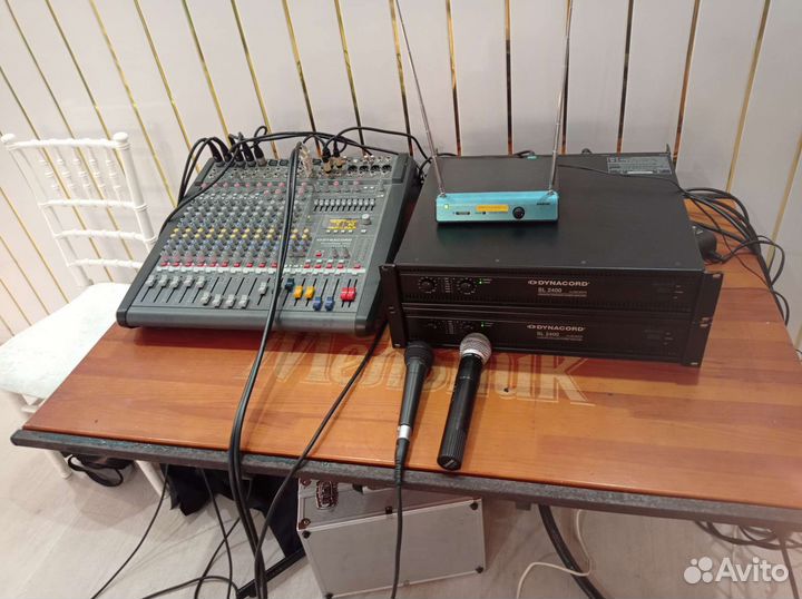 Аренда звукового оборудования Динакорд