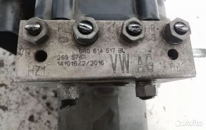 Блок абс 6R0614517BL Seat Ibiza IV (6J,6P) 2008 - 2017 года