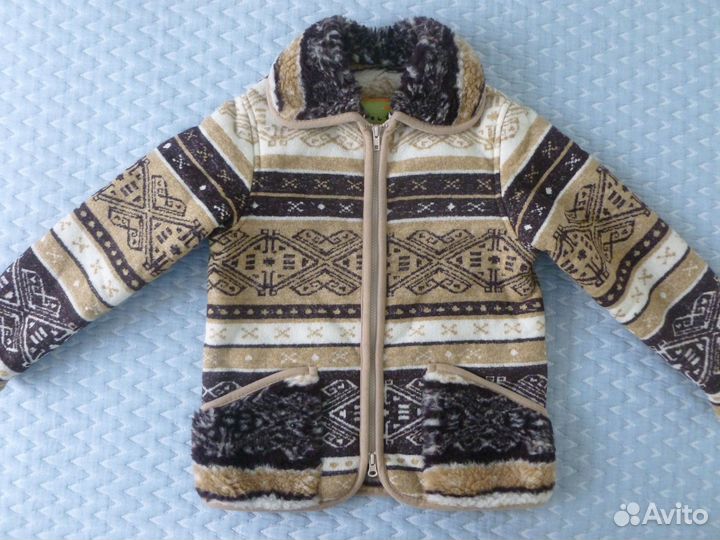 Детский кардиган р.128, шерсть
