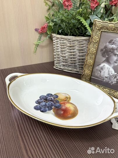 Антикварное блюдо Thomas Клеймо 1908-1939 - е годы