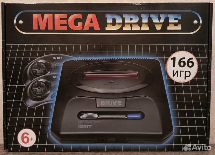 Sega Mega Drive II 166 игр