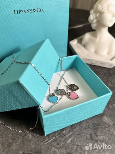 Колье tiffany сердце