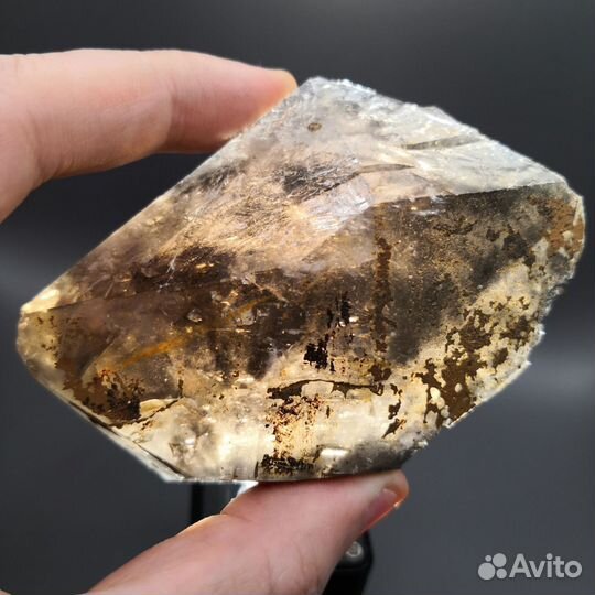 Кристалл дымчатого кварца без обработки
