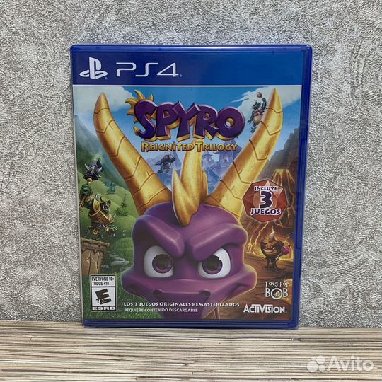 Новый/Spyro Trilogy (3игры в 1) на PS4/PS5
