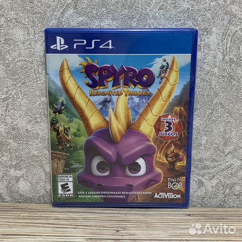 Новый/Spyro Trilogy (3игры в 1) на PS4/PS5