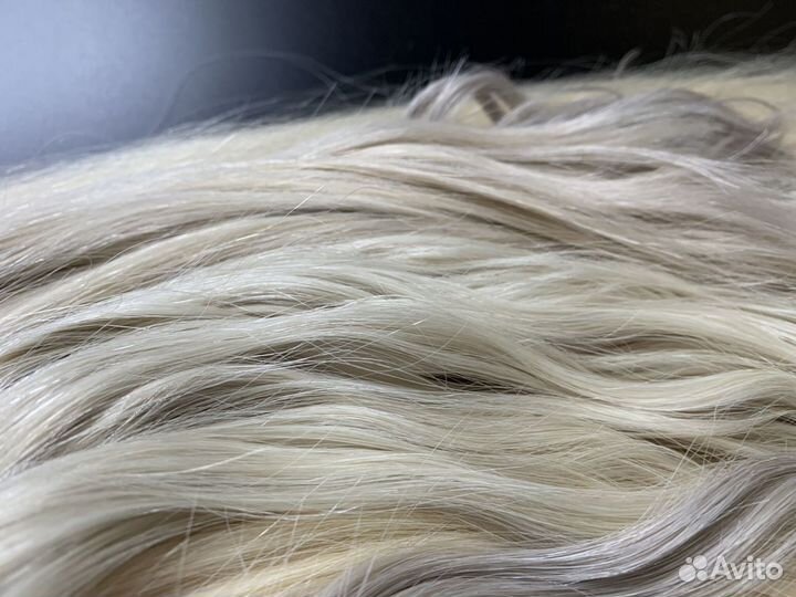 Славянские волосы для наращивания, омбре, волна