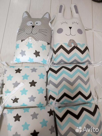 Бортики в детскую кроватку