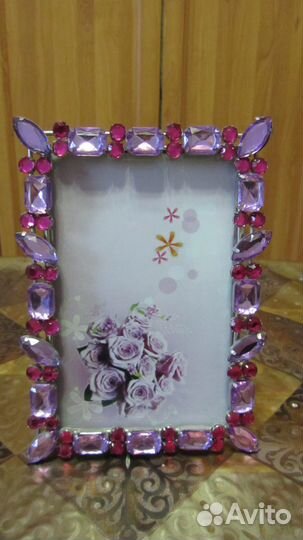 Новая фоторамка с камнями