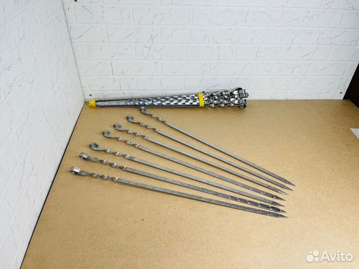 Шампур 10*40 с ручкой 