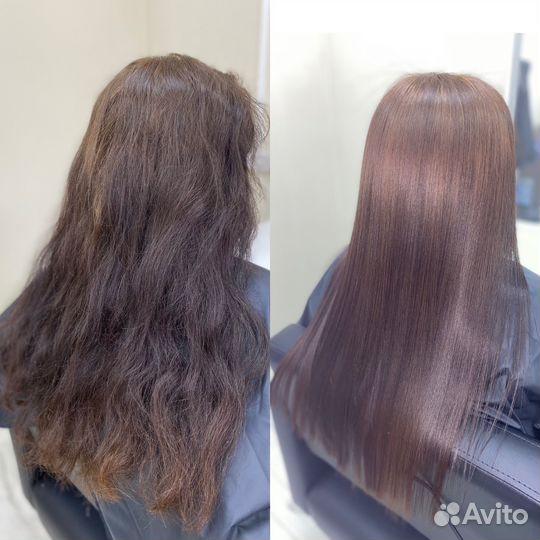 Кератиновое выпрямление