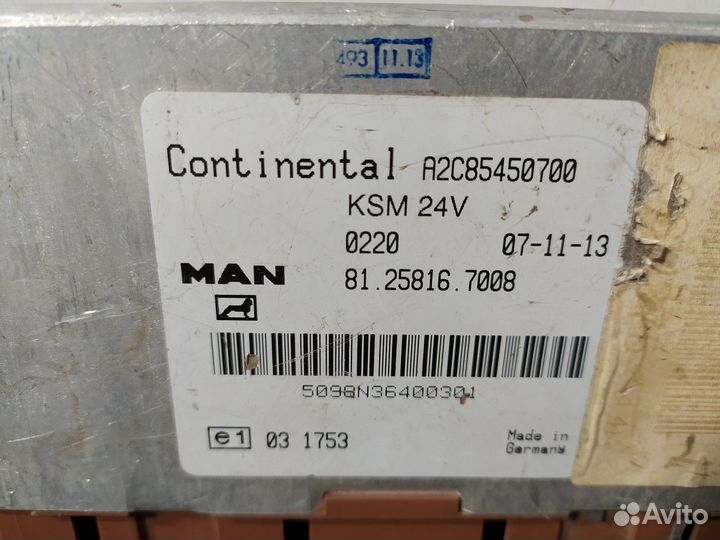 81258167008 Модуль управления Man TGX