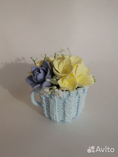 Букет цветов, мыло, цветы