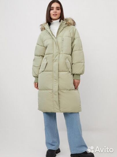 Пуховик женский 42 (оверсайз)