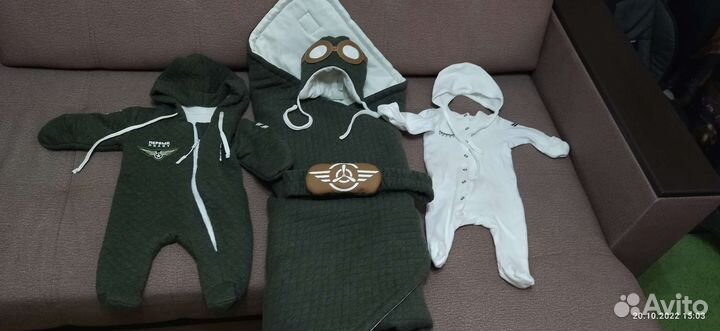 Комплект для новорождённого, весна-осень